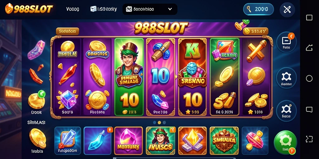 Tampilan gameplay 988SLOT yang menarik dan interaktif.