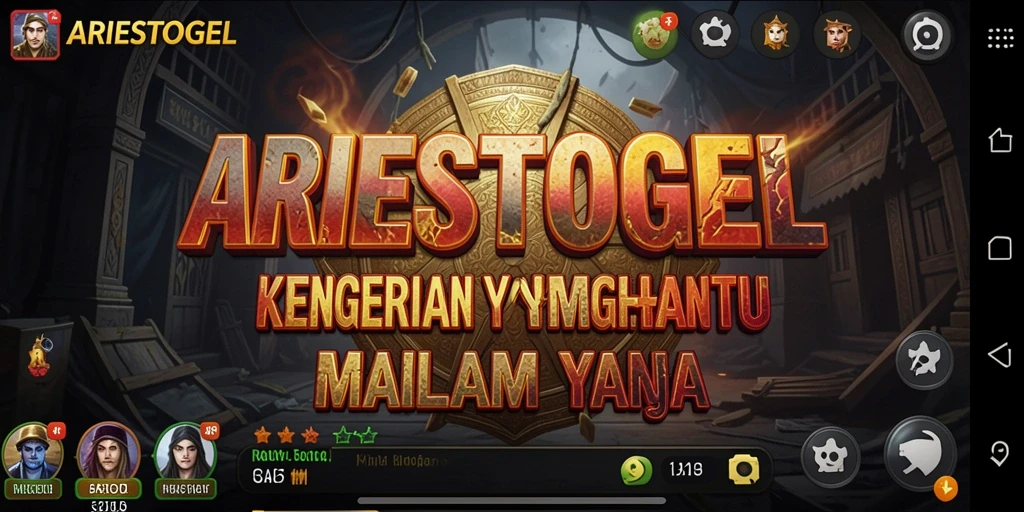 Screenshot ARIESTOGEL menampilkan adegan menyeramkan yang penuh misteri.