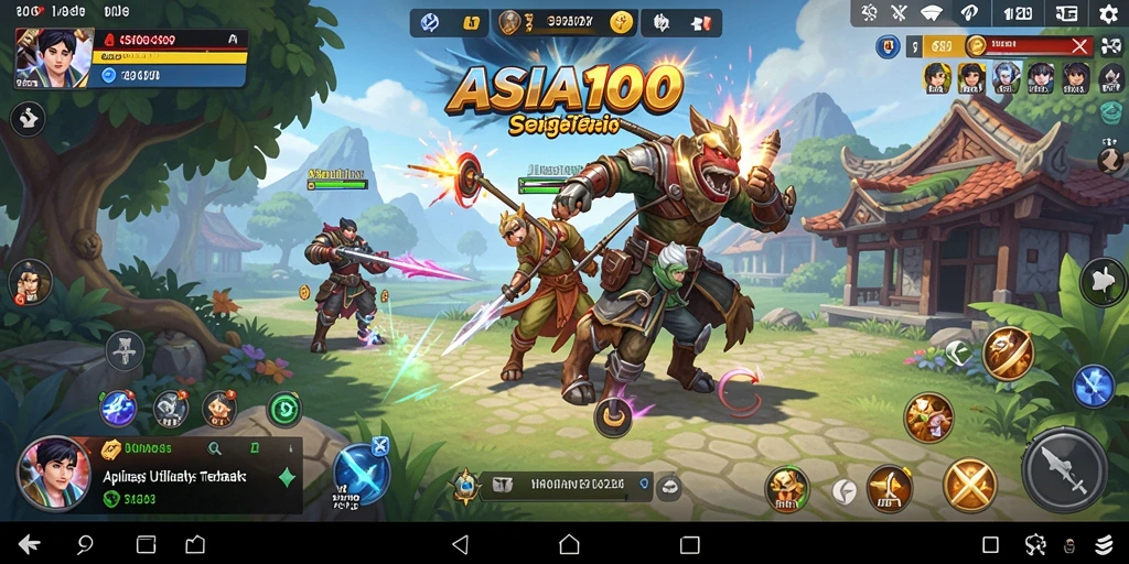 Tampilan antarmuka utama aplikasi ASIA100 untuk manajemen tugas.