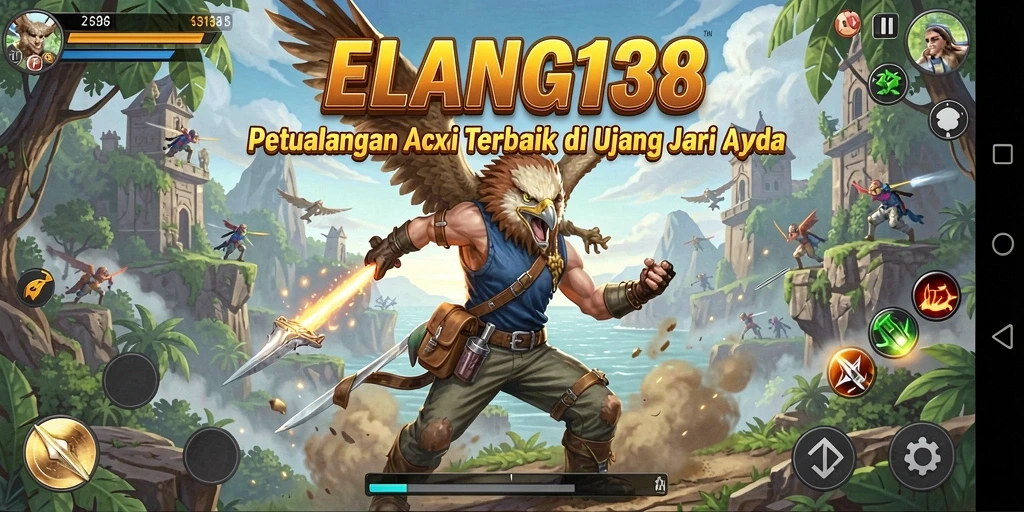 Tampilan gameplay yang mendebarkan dalam ELANG138.