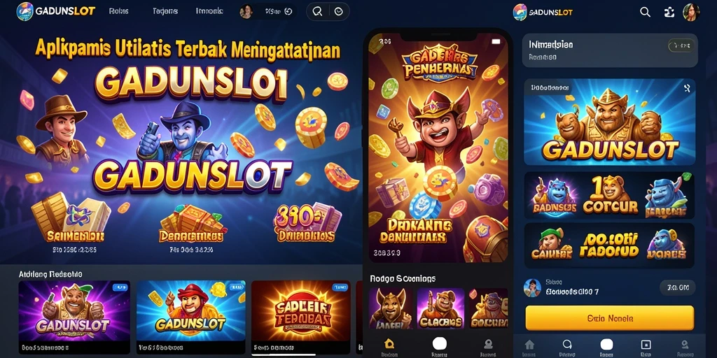 Tampilan antarmuka GADUNSLOT yang intuitif dan mudah dinavigasi.