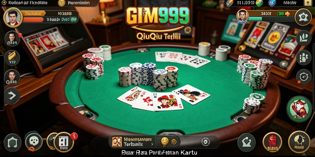 Tampilan gameplay menarik dari GIM999 dengan kartu QiuQiu.