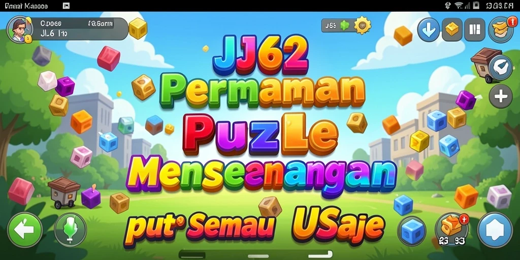 Tampilan gameplay JJ62 yang menarik dengan puzzle yang menantang.