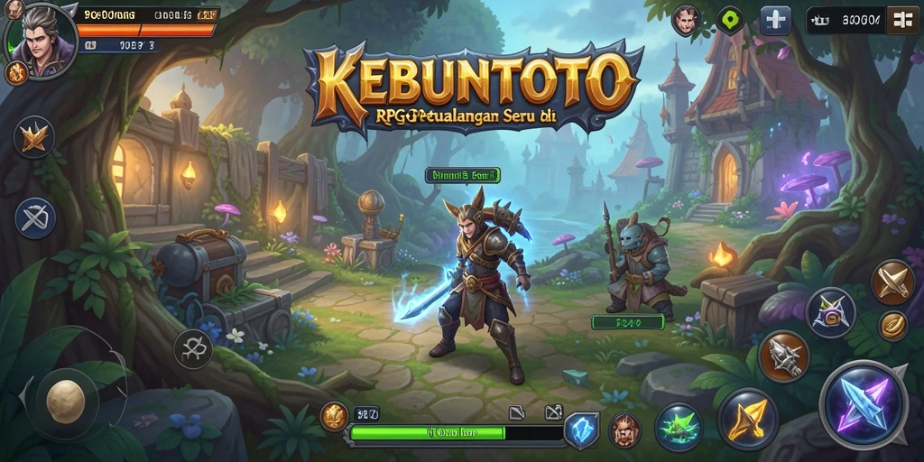 Tangkapan layar gameplay KEBUNTOTO yang menampilkan aksi menegangkan dan eksplorasi dunia.