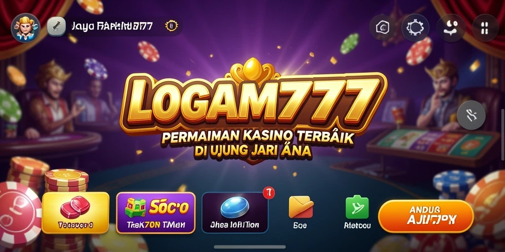 Tampilan gameplay LOGAM777 yang mengasyikkan dan penuh warna.