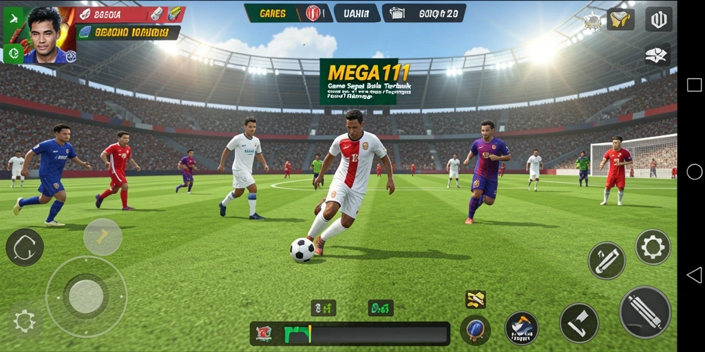 Tampilan gameplay MEGA111 yang mendebarkan dan realistis.