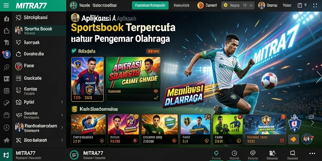 Screenshot dari gameplay Sportsbook di MITRA77.