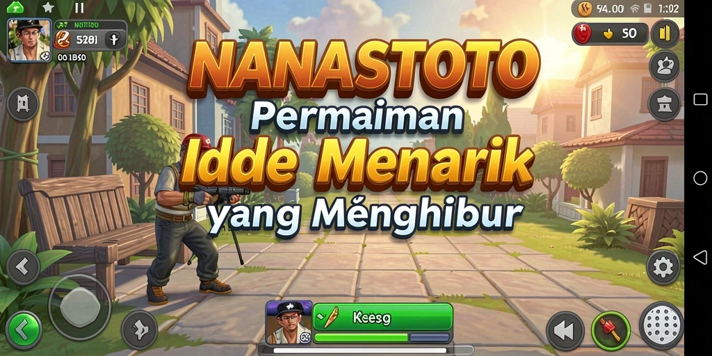 Tampilan gameplay NANASTOTO menunjukkan elemen menarik dari permainan Idle.
