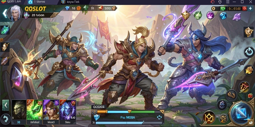 Tampilan gameplay QQSLOT yang mendebarkan dan penuh aksi.