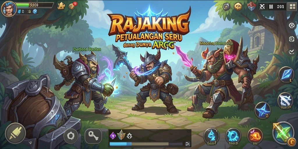 Antusiasme yang luar biasa dalam gameplay ARPG RAJAKING.