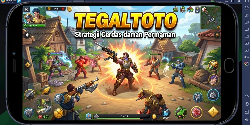 Screenshot gameplay TEGALTOTO menampilkan aksi strategi yang mendebarkan.