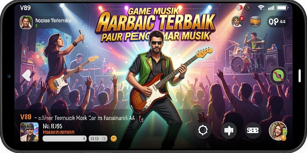 Screenshot gameplay V89 dengan tampilan menarik dan penuh warna.
