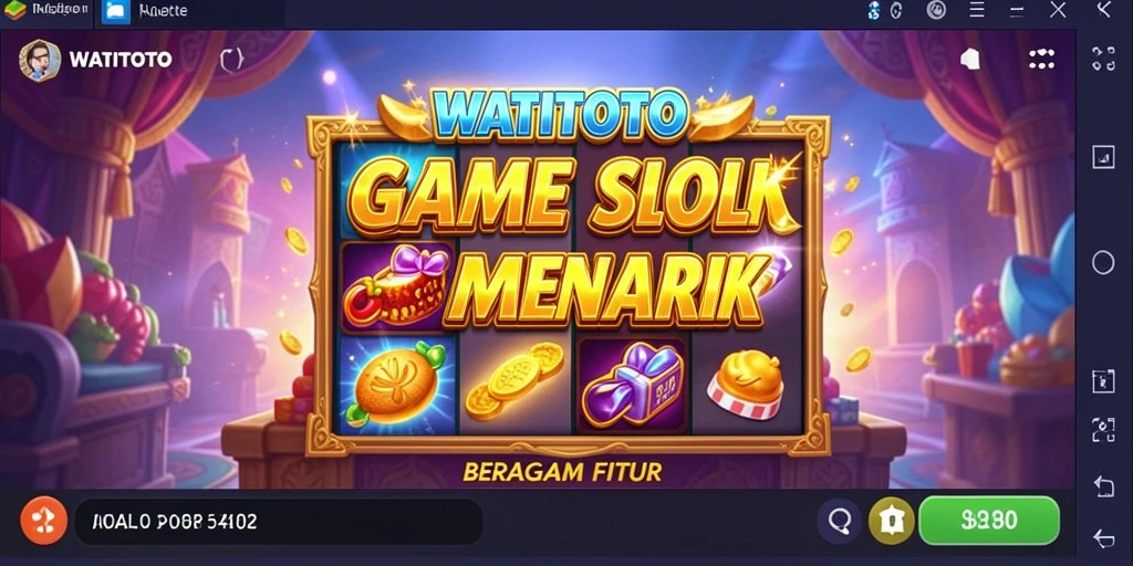 Screenshot gameplay WATITOTO menampilkan aksi putaran Slot yang mendebarkan.